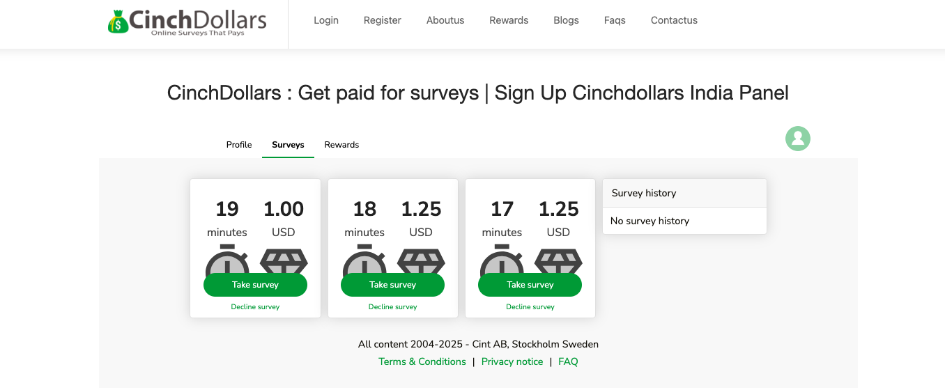 cinchdollars-take-surveys-length-amount