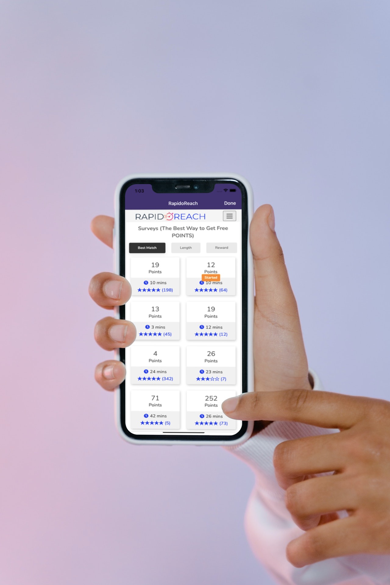 rapidoreach surveys