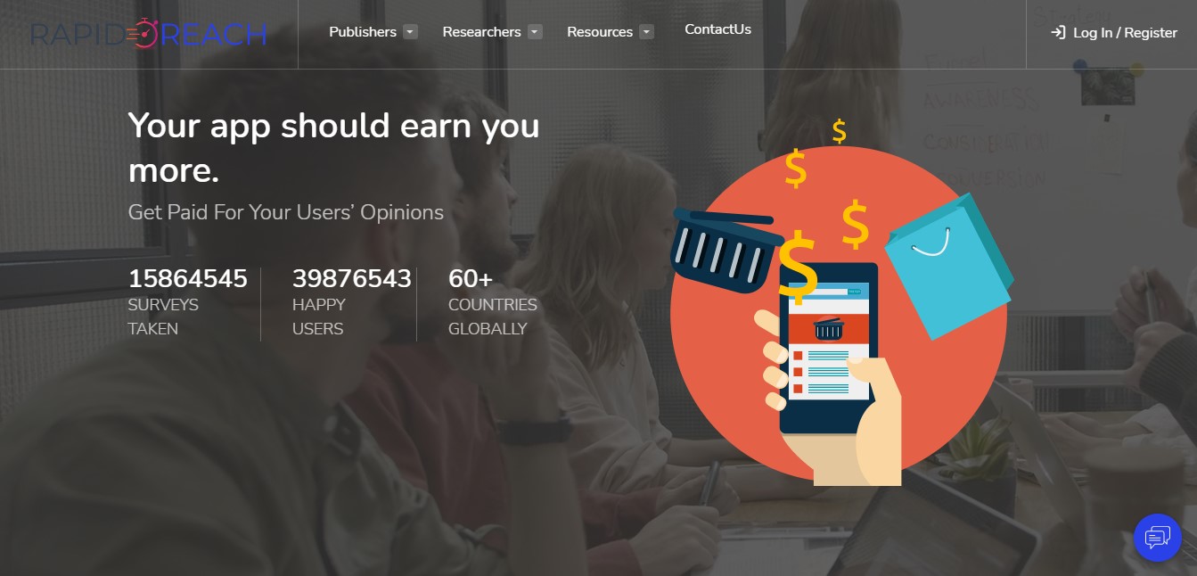 RapidoReach Home Page