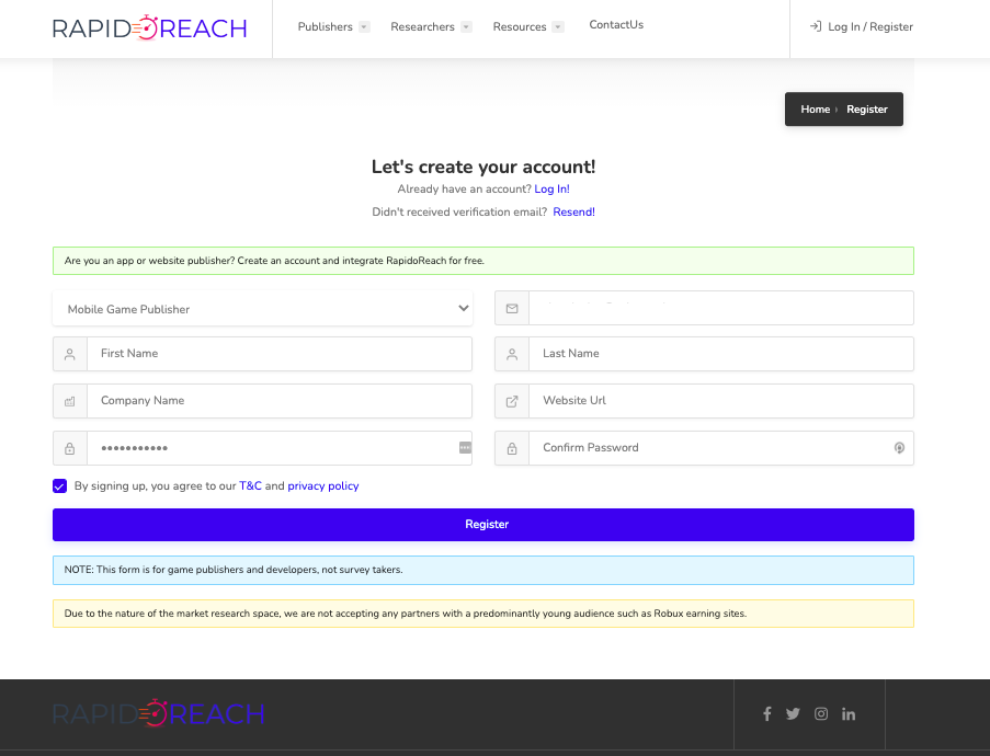 rapidoreach-signup-as-a-publisher